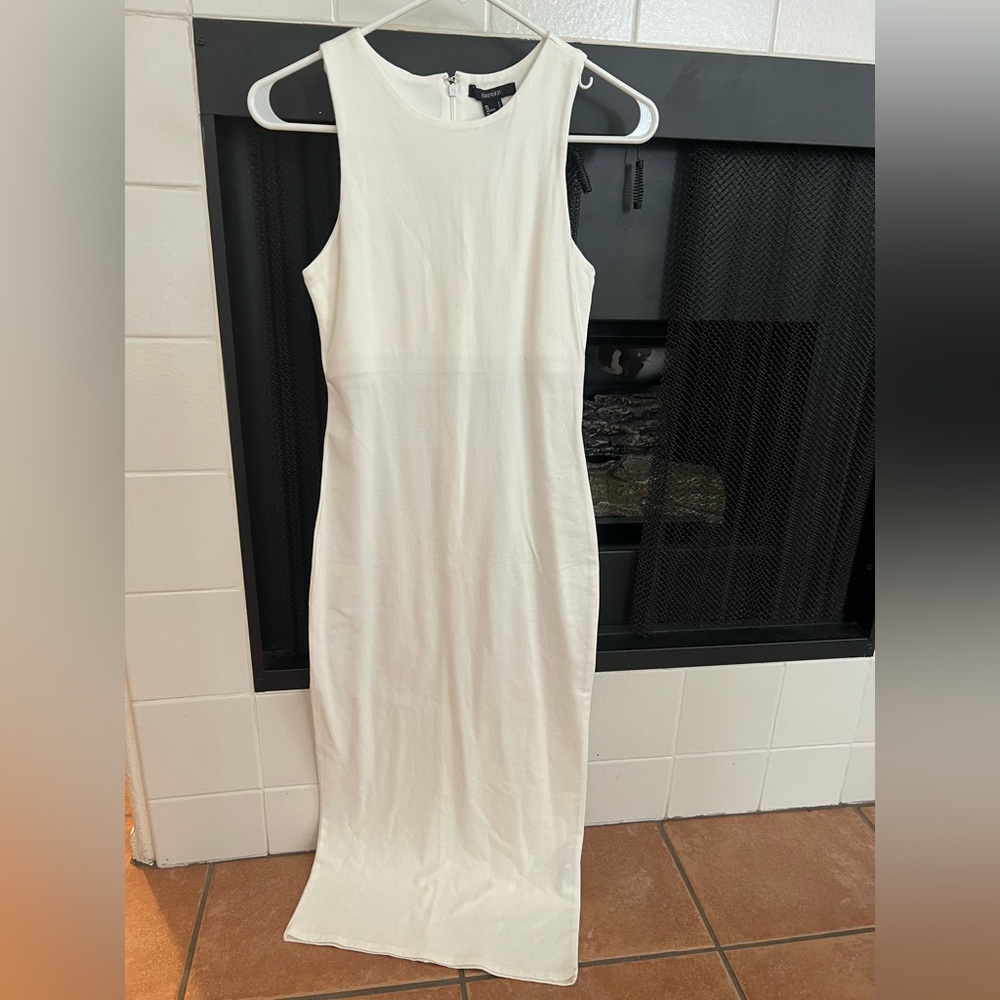 Forever 21 White Midi Dress